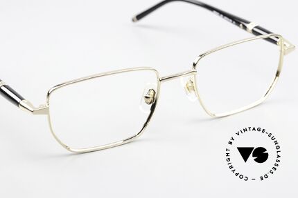 Montblanc MB0347O Edle Herrenbrille Klassisch, die vergoldete Fassung kann beliebig verglast werden, Passend für Herren