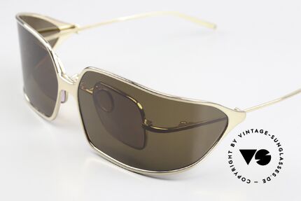 Christian Roth 14004 Mit Wrap Around Clip-On, mit großem Wrap Around Sonnen-Clip; polarisierend, Passend für Herren und Damen