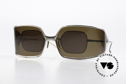 Christian Roth 14004 Kleine Brille Grosser Clip-On, genial umgesetztes Clip-On Konzept; siehe Fotos!, Passend für Herren und Damen