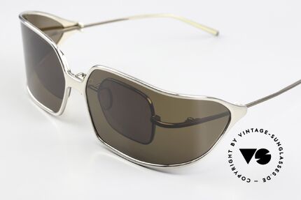 Christian Roth 14004 Kleine Brille Grosser Clip-On, mit großem Wrap Around Sonnen-Clip; polarisierend, Passend für Herren und Damen