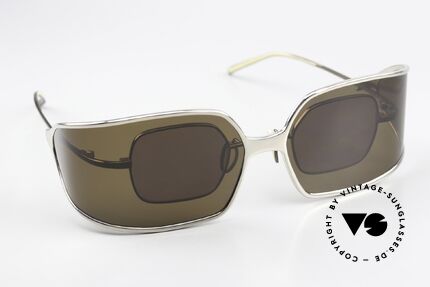 Christian Roth 14004 Kleine Brille Grosser Clip-On, edle Kombination aus Funktionalität, Kunst & Handwerk, Passend für Herren und Damen