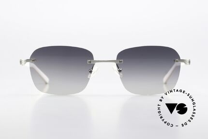 Fred Move F1 Randlose Sonnenbrille Luxus, randlose, eckige Sonnenbrille für Damen und Herren, Passend für Herren und Damen
