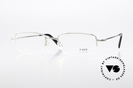 Fred Manhattan N2 Nylorbrille Luxus Platinum Details