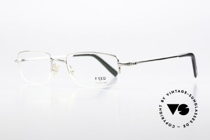 Fred Manhattan N2 Nylorbrille Luxus Platinum, eine absolute Luxusbrille für Damen & Herren; Unisex, Passend für Herren und Damen