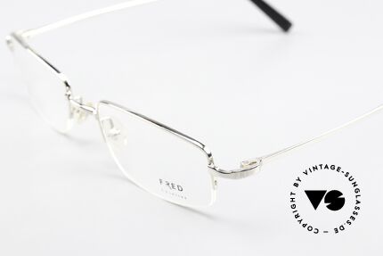 Fred Manhattan N2 Nylorbrille Luxus Platinum, ungetragenes Original (wie alle unsere VINTAGE FRED), Passend für Herren und Damen