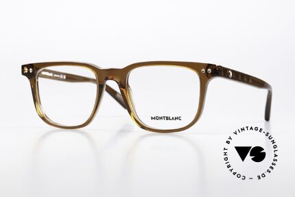 Montblanc MB0256O Herrenbrille Eckig Azetat Details