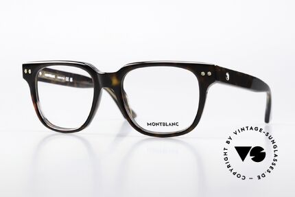 Montblanc MB0321O Eckige Herrenbrille Azetat Details