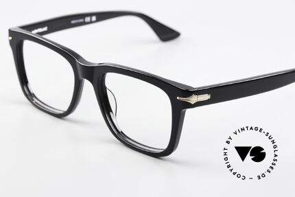 Montblanc MB0266O Vollrandbrille Eckig Schwarz, aber auch als markante Damenbrille ein Hingucker, Passend für Herren