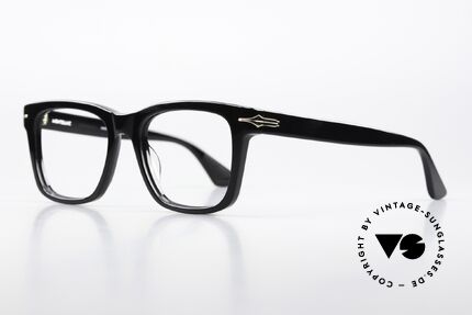 Montblanc MB0266O Vollrandbrille Eckig Schwarz, sehr elegante Herrenbrille; ital. AZETAT-Fassung, Passend für Herren