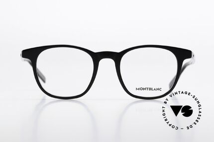 Montblanc MB0153O Klassische Brille Für Herren, Modell MB0153O; Größe 48/20 (in LARGE Passform), Passend für Herren