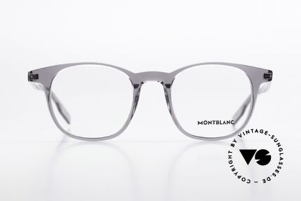Montblanc MB0153O Azetat Vollrandbrille Herren, Modell MB0153O; Größe 48/20 (in LARGE Passform), Passend für Herren