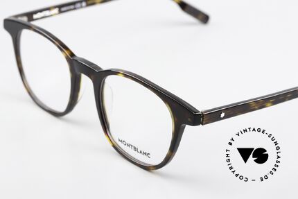 Montblanc MB0153O Klassische Brille Für Männer, sehr elegante Herrenbrille, zeitlose Azetat-Fassung, Passend für Herren
