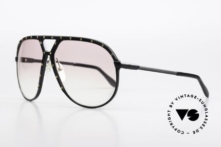 Alpina M1 Seltene Sammler Sonnenbrille, Sonnengläser in pink-Verlauf mit orig. Alpina Logo, Passend für Herren und Damen