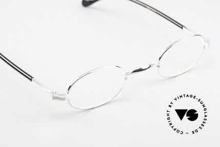 Lunor II A 08 Ovale Brille Azetat Bügeln, ein ca. 25 Jahre altes, ungetragenes LUNOR Original!, Passend für Herren und Damen