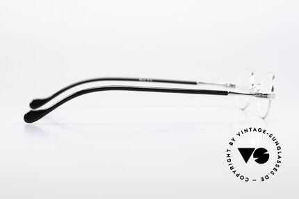 Lunor II A 08 Ovale Brille Azetat Bügeln, Rahmenhöhe 27mm = für große Sehstärken geeignet, Passend für Herren und Damen
