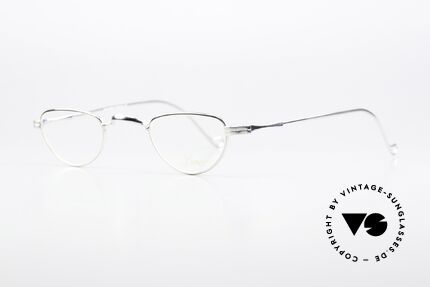 Lunor II 06 Lesebrille Platin 90er Unisex, kostbar platin-plattierte Metall-Fassung; UNIQUE, Passend für Herren und Damen