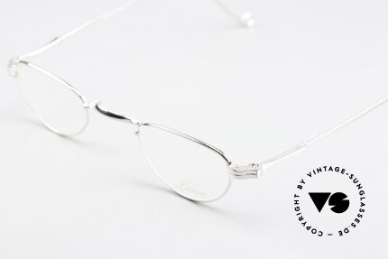 Lunor II 06 Lesebrille Platin 90er Unisex, zudem echte / fühlbare "made in Germany" Qualität, Passend für Herren und Damen