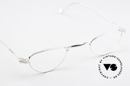 Lunor II 06 Lesebrille Platin 90er Unisex, altes, ungetragenes LUNOR Einzelstück (RARITÄT!), Passend für Herren und Damen