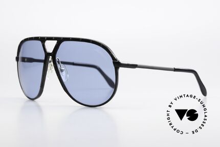 Alpina M1 Vintage Sonnenbrille 1986, blaue Sonnengläser mit orig. Alpina Logo, Rarität!, Passend für Herren