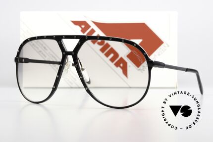 Alpina M1 Verlaufsgläser Mit Alpina Logo, die alte Legende im unberührten Zustand; Gr. 64/14, Passend für Herren