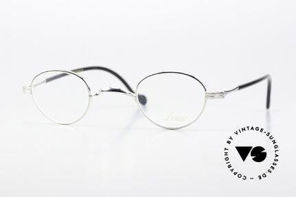 Lunor II A 03 Version Mit Azetatbügeln, extra kleine vintage Metallbrille der LUNOR II Serie, Passend für Herren und Damen