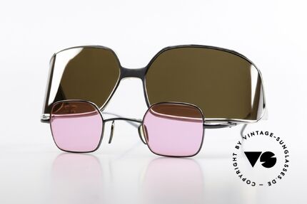 Christian Roth 14004 Gunmetal & Goldener Clip-On Details