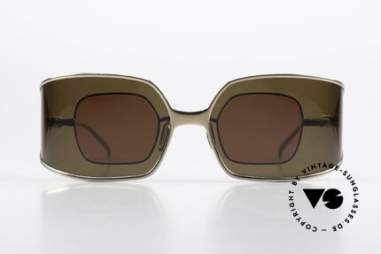 Christian Roth 14004 Gunmetal & Goldener Clip-On, Größe: medium, Passend für Herren und Damen