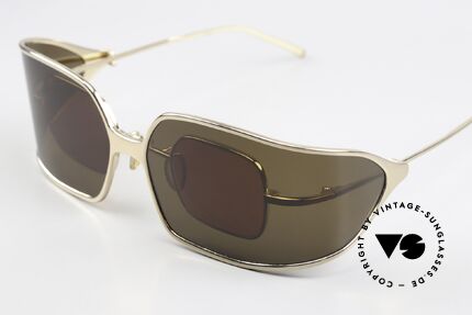 Christian Roth 14004 2 In 1 Brille Polarisierend, mit großem Wrap Around Sonnen-Clip; polarisierend, Passend für Herren und Damen