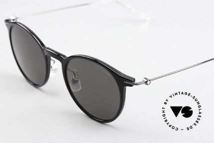 Montblanc MB0097S Pantosonnenbrille Klassisch, elegante Herrenbrille, wirklich zeitloser Brillenstil, Passend für Herren