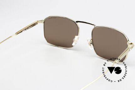 Montblanc MB0218S Herrensonnenbrille Eckig, ungetragenes Exemplar mit original Montblanc Etui, Passend für Herren