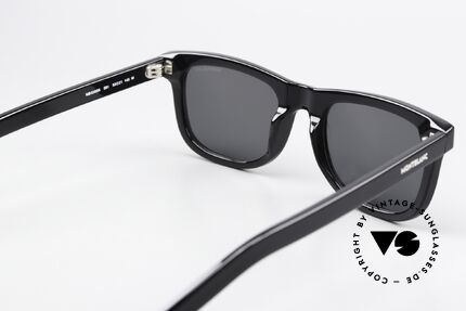 Montblanc MB0260S Eckige Sonnenbrille Azetat, ungetragenes Exemplar mit original Montblanc Etui, Passend für Herren