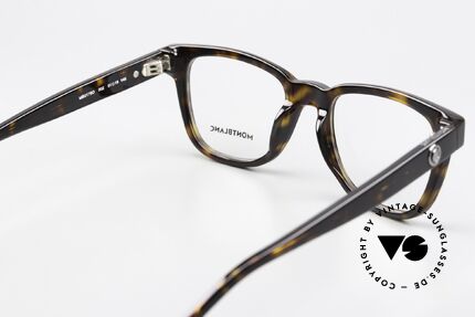 Montblanc MB0178O Vollrandbrille Azetat Eckig, ungetragenes Exemplar mit original Montblanc Etui, Passend für Herren