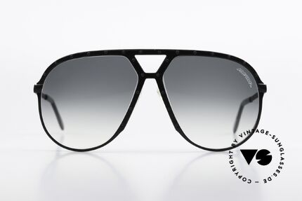 Alpina M1 40 Jahre Alte Originalbrille, 'ALL BLACK' Variante in schwarz-schwarz-schwarz, Passend für Herren