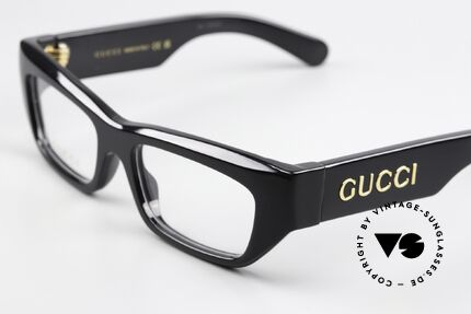 Gucci GG1297O Sehr Massive Azetat Fassung, enorm stabile Brillenfassung (made in ITALY), Passend für Herren und Damen