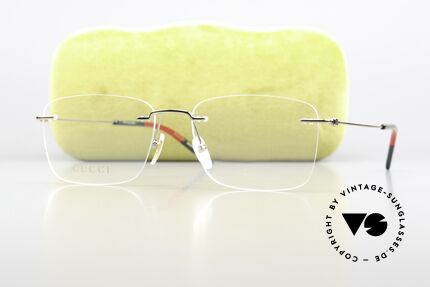 Gucci GG0399O Randlosbrille Made In Italy, Fassung kann beliebig verglast werden, made in Italy, Passend für Herren