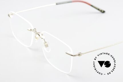 Gucci GG0399O Randlosbrille Made In Italy, Glasform ist ggf. veränderbar (somit auch die Größe), Passend für Herren