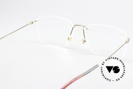 Gucci GG0399O Randlosbrille Made In Italy, ungetragenes Exemplar mit original Etui von GUCCI, Passend für Herren