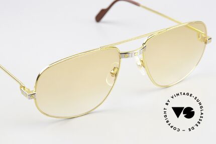 Cartier Romance Santos - L Luxus Sonnenbrille Echt 80er, 2nd hand; absolut neuwertiger Zustand (mit Cartier Box), Passend für Herren