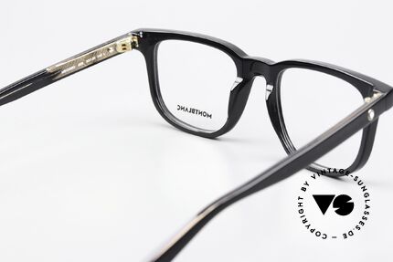 Montblanc MB0256O Vollrandbrille Schwarz Men, ungetragenes Exemplar mit original Montblanc Etui, Passend für Herren