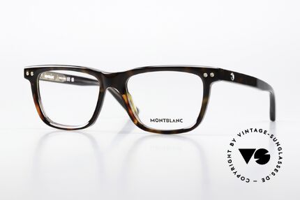 Montblanc MB0322O Vollrandbrille Schildpatt Details