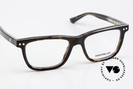 Montblanc MB0322O Vollrandbrille Schildpatt, ungetragenes Exemplar mit original Montblanc Etui, Passend für Herren und Damen