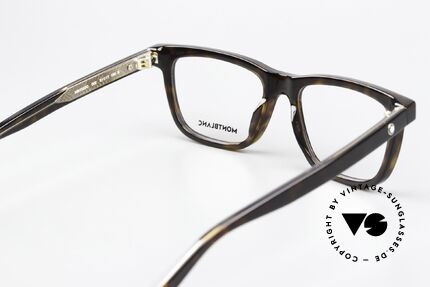 Montblanc MB0322O Vollrandbrille Schildpatt, die Fassung ist auch gleitsichtfähig (medium Größe), Passend für Herren und Damen