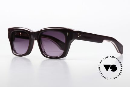 Jacques Marie Mage Dealan Aubergine Rahmenfarbe, Aubergine, Sonnengläser mit 100% UV Schutz, 53/22, Passend für Herren