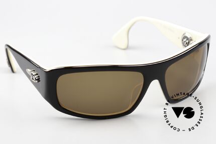 Chrome Hearts Dixie Normus Austin Powers Austinpussy, Col. BT = Black & Tan, Gr. 64/16, Foxy Brown Lenses, Passend für Herren und Damen