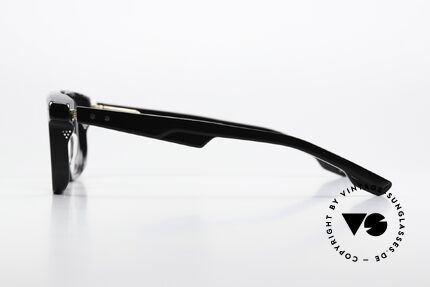 Jacques Marie Mage Saburo Designerbrille Eckig Schwarz, das ist Brillenhandwerk in einer anderen Dimension!, Passend für Herren