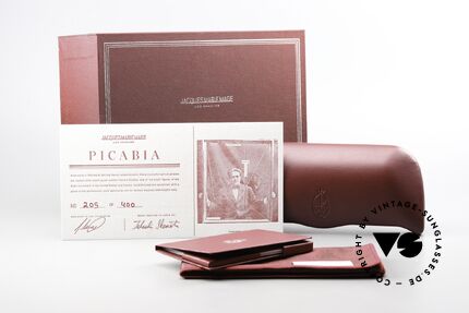 Jacques Marie Mage Picabia Designerbrille 50er Jahre Stil, Größe: medium, Passend für Herren und Damen