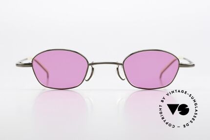 Christian Roth 14007 Avantgarde Sonnenbrille 2000, kleine Titanium-Fassung, Gr. 40/25, made in Japan, Passend für Herren und Damen