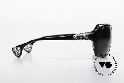 Chrome Hearts Thrust Biker Brille Sterling Silber, ungetragenes Exemplar mit Sterling Silber Applikation, Passend für Herren und Damen