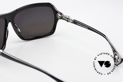 Chrome Hearts Thrust Biker Brille Sterling Silber, Größe: small, Passend für Herren und Damen