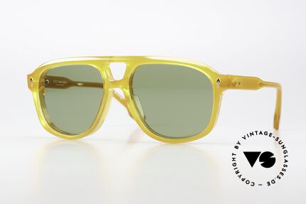 Jacques Marie Mage Leonard Limited Edition In Honey, Jacques Marie Mage Sonnenbrille, Mod. LEONARD, Passend für Herren